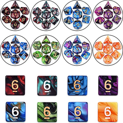 RPG Dice 210 Pieces Polyhedral Dice Set for DND | 30 Sets of 7-Dice for Dungeons and Dragons Tabletop Role Playing Adventure Games