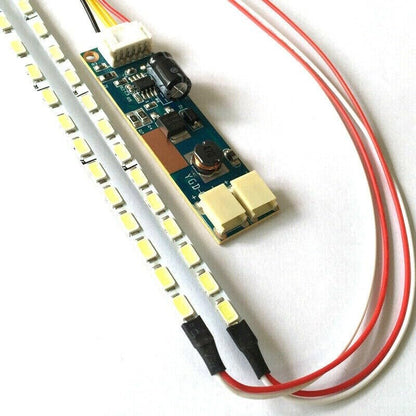 533mm LED Backlight Strip Kit, High Brightness 700 Nits, Upgrade for 15 23 Inch LCD Monitor, 5630 Lamp Beads, Energy Saving Fiberglass Board, for Easy Install with Driver and Cable