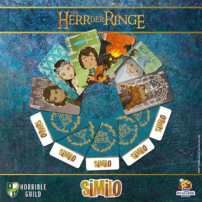 Horrible Guild Similo: Lord of The Rings Card Game - for 2-8 Players - from 7 Years - German, Grey - style: Lord of the Rings