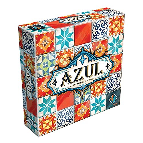 Asmodee Azul Board Game - Mosaic Pattern Placement & Beautiful Art Adult Board Games, Award-Winning Strategy for Adults & Families, Family Fun for Adults, 2-4 Players Ages 8+, 30-45 Minute Playtime