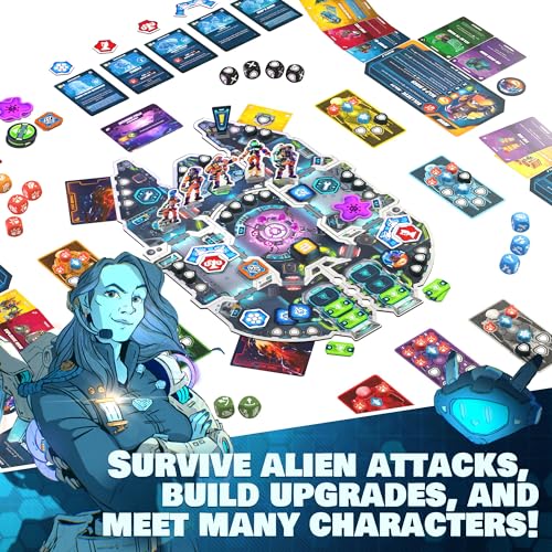 SAVANA Spark Riders 3000 - Rider Edition - Sci-Fi Survival Board Game | Pilot, Repair & Fight Aliens with The Interactive App | 1–4 Players, Ages 10+, 60 Min Playtime | Solo & Team Strategy Game - style: Rider Edition
