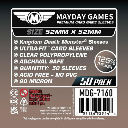 Mayday Games Kingdom Death Gambler's Chest -Premium Compatible Card Sleeve Bundle - size: Premium, style: Kingdom Death: Monster-Gambler's Chest