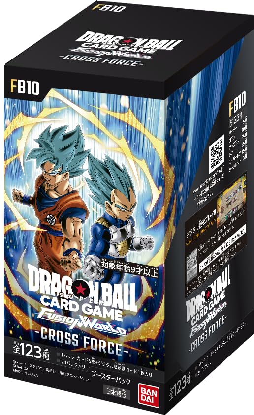 Bandai Dragon Ball Super Card Game Fusion World Booster Pack Cross Force [FB10] (Box) 24 Packs