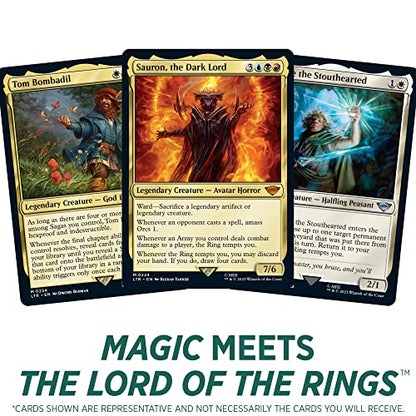 Magic: The Gathering The Lord of The Rings: Tales of Middle-Earth Gift Bundle - 8 Set Boosters, 1 Collector Booster + Accessories