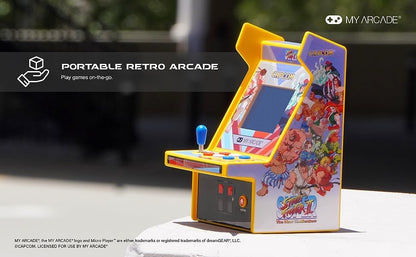 My Arcade Super Street Fighter II Micro Player Pro: Capcom Games, Classic Arcades, 2 Games in 1 - style: Street Fighter