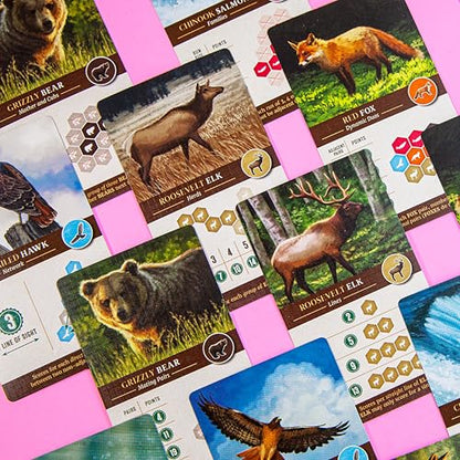 Cascadia, Award-Winning Cozy Nature Board Game Set in the Pacific Northwest | 1-4 Players, Ages 10+, 30-45 Mins, Relaxing Tile-Laying