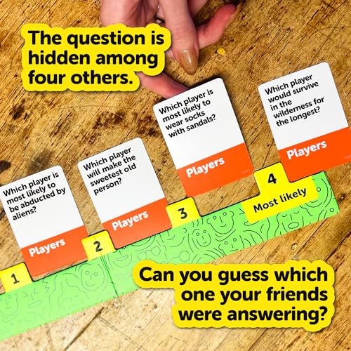 Big Potato Dumb Questions – A Hilarious Party Game for Adults and Friends, Full of Unexpected and Outrageous Conversations, Perfect for Game Nights and Gatherings
