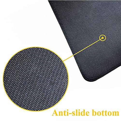 35.4 x 15.7 in, Waterproof XXL Large Mouse Pad for Desk, Extended Keyboard Mouse Mat for Computer Office, Big Laptop Mouse pad, Gaming Pc-Boho Flowers - color: Boho Flowers Black