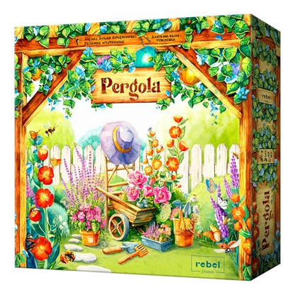 Pergola Board Game | Euro-Style Gardening Strategy Game, Family Fun for Kids & Adults, Ages 10+, 1-4 Players, 45-60 Mins