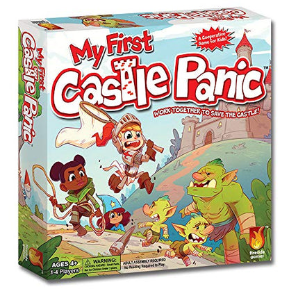 Fireside Games My First Castle Panic Fantasy Board Game | Ages 4+, Cooperative gameplay, Preschool friendly, Color matching, Family game night, Fantasy adventure