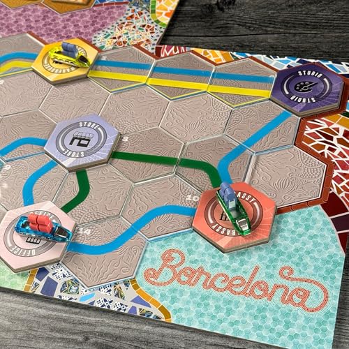 Bezier Games Maglev Metro Maps Volume 2, Ages 14+, 1-4 Players | 6 New Maps with Unique Rules, Strategy Gameplay Add-On for Maglev Metro Board Game
