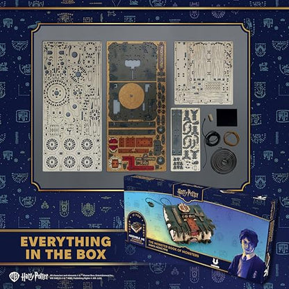 UGEARS Harry Potter The Monster Book of Monsters - 3D Wooden Puzzle for Adults, Mechanical Wooden Model Kit, DIY Building Craft Kit, Brain Teaser Puzzle, Collectible Book Design, Hobby Gift for Adults - style: The Monster Book of Monsters
