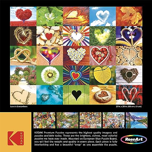 RoseArt - Kodak Premium - Love is Everywhere - 1000 Piece Jigsaw Puzzle for Adults - style: Love is Everywhere