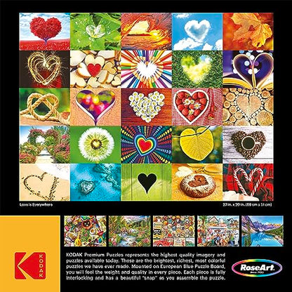 RoseArt - Kodak Premium - Love is Everywhere - 1000 Piece Jigsaw Puzzle for Adults - style: Love is Everywhere