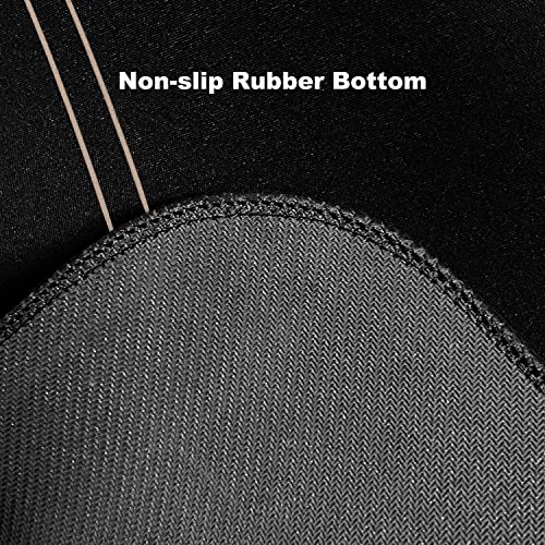 YUZPKRSI Texas Hold'em Poker Mat, 6 Players Poker Table Mat Water Repellent, Portable Poker Table Top Topper with Thicken Carrying Bags for Poker Games, Blackjack, Casino, 47 x 24 Inch - color: 47 X 24 Inch Black