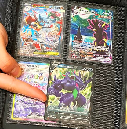 Pokémon Compatible Beginner Collector Lot with 5 Legendary Ultra Rare Cards Bundle - with Dan123yal Binder Included