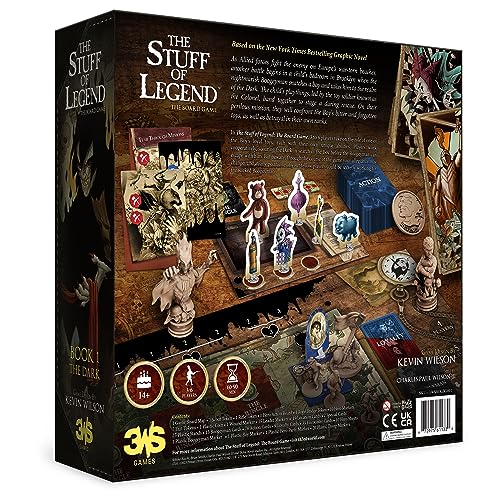 The Stuff of Legend: The Board Game a semi-Cooperative Game of Adventure and Betrayal for 3 to 6 Players, Ages 14+ by 3WS Games