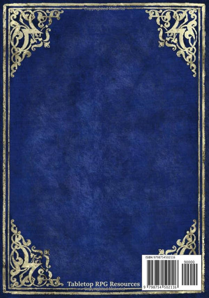 The RPG Character Journal: Keep track of and log your fantasy TTRPG characters thoughts, memories, and desires throughout the campaign. (Tabletop RPG Character Journals)