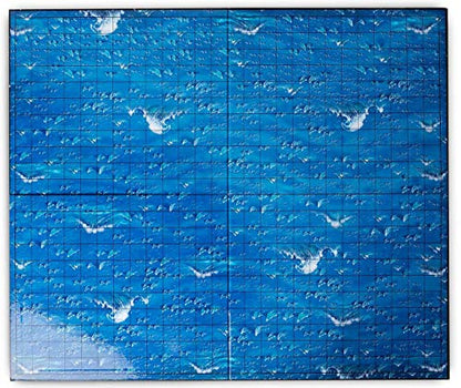 Role-Playing Game Board Mat, Square Grid Terrains, 8 Different terrains, Compatible with Dungeons and Dragons DND Pathfinder RPG, 27 on 23 inches, 1 inch Squares, Foldable & Dry Erase