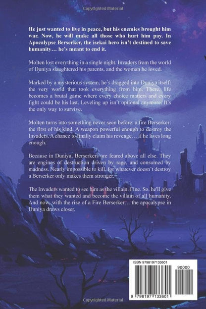 Apocalypse Berserker: A LitRPG Isekai Adventure With an Overpowered MC In a Dark Fantasy World (Fire Berserker)