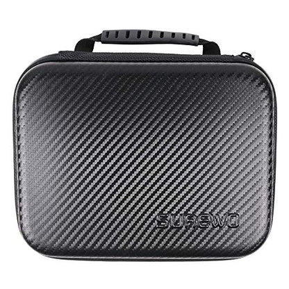 Hard Case for GoPro,Surface-Waterproof Carrying Case Compatible with GoPro Hero 13/12/11/10/9/8/7/(2018)/6/5 Black,DJI Osmo Action,AKASO/Campark and More (Medium) - color: Medium
