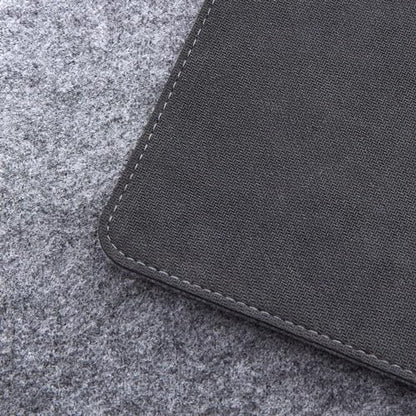 Premium Felt Desk Mat | Small 12" x 27.5" | Multifunctional Desk Pad for Home Office | Mid Gray - color: Mid Gray, size: 12" x 27.5"