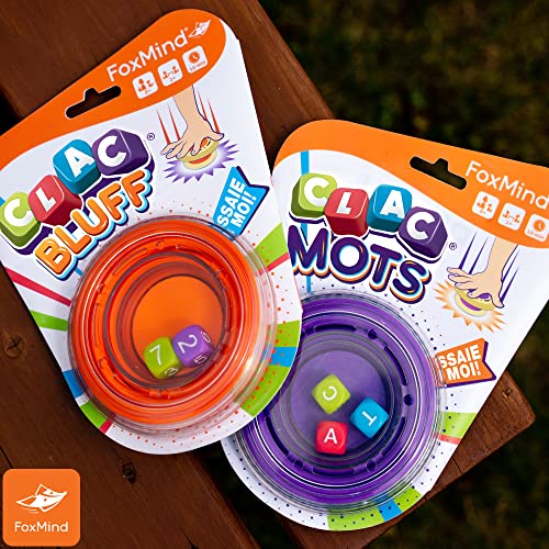 FoxMind Games: Slam Bluff, Easy to Learn, Interactive, Family, Fun Social Game, Easily Portable, Play Anywhere on The Go, 2 to 6 Players, for Ages 8 and up