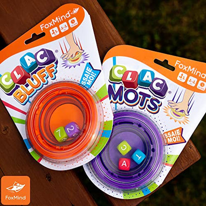 FoxMind Games: Slam Bluff, Easy to Learn, Interactive, Family, Fun Social Game, Easily Portable, Play Anywhere on The Go, 2 to 6 Players, for Ages 8 and up
