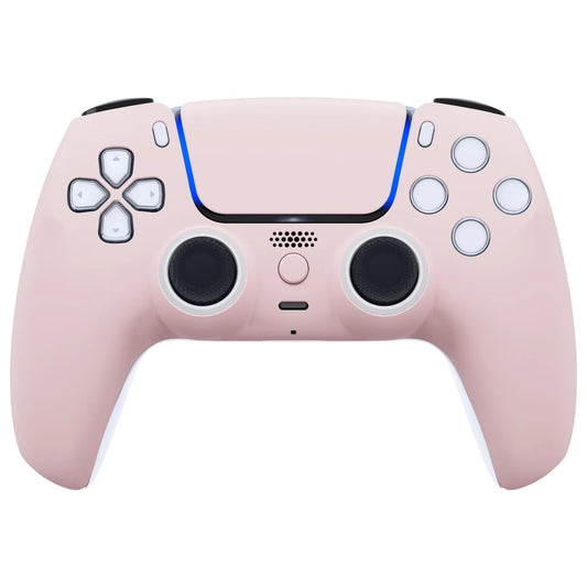 Custom Controllerzz Custom Wireless Controller Compatible with PS5 - Multiple Designs Available (Glacier Burn & Blue Chrome) - color: Glacier Burn & Blue Chrome