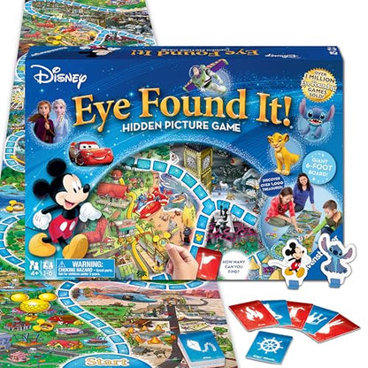 Ravensburger Disney Eye Found It - Hidden Picture Search Board Game - Learning Fun with Disney Favorites - Ages 4+ MESH Accredited