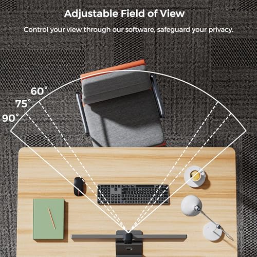 NearStream 2K Webcam for PC, 1080p 60fps, Autofocus, Noise-Canceling Mic | 2K at 30fps, 60°/75°/95° FOV, Software Control, Plug & Play, 10-Foot Voice Pickup, USB Webcam for Meetings and Streaming - style: 2K@30FPS,1080P@60FPS
