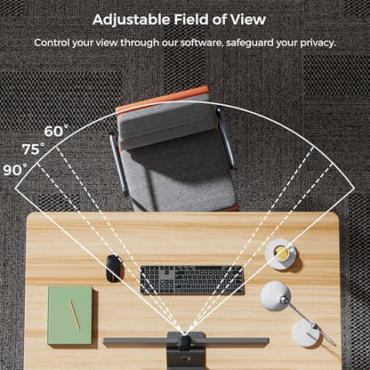 NearStream 2K Webcam for PC, 1080p 60fps, Autofocus, Noise-Canceling Mic | 2K at 30fps, 60°/75°/95° FOV, Software Control, Plug & Play, 10-Foot Voice Pickup, USB Webcam for Meetings and Streaming - style: 2K@30FPS,1080P@60FPS