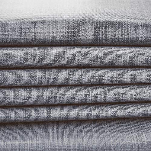 NLMUVW Square Vinyl Tablecloth 100% Waterproof Oil Proof Spill Proof PVC Table Cloth Wipe Clean Table Cover for Kitchen Dining Picnic, Dark Grey, 48 x 48 inch - color: Dark Grey, size: 48" x 48" (Square)