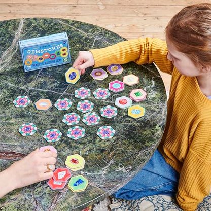 eeBoo: Memory & Matching Game- Little Gemstones - 18 Pairs to Memorize, Colorful Gems, Encourages Recognition, Concentration Skills, Kids Ages 5+ - style: Gemstones