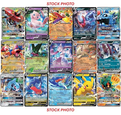 Pokemon TCG: 1 Authentic Factory Sealed Booster Pack and 1 Ultra Rare (V, EX, GX, VMAX, VSTAR, Etc.) + 1 Bonus Holofoil Card