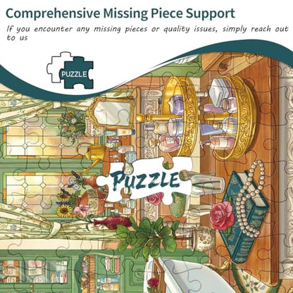 HUADADA-*Cozy Bathroom*-Jigsaw Puzzles for Adults 1000 Pieces, Interlock Perfectly No Dust, Impossible Difficult Hard Fun 1000 Piece Jigsaw Puzzles for Adults-1:1 Poster - color: Cozy Bathroom