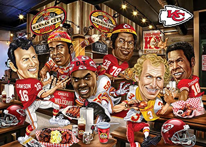 MasterPieces 500 Piece Sports Jigsaw Puzzle for Adults - NFL Kansas City Chiefs All-Time Greats - 15x21 - style: Kansas City Chiefs