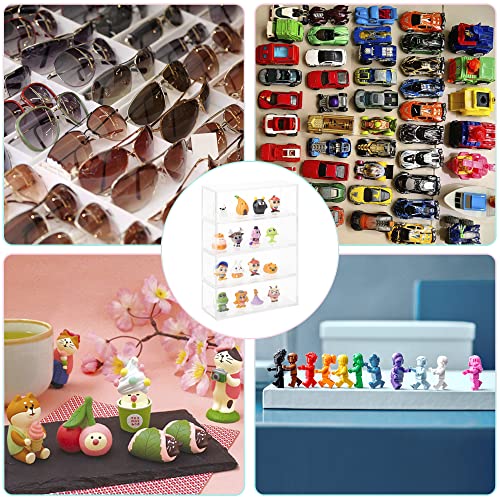 4 Layer Mini Action Storage Box Cabinet Organizer for Mini Toys | Adjustable case fit mini collectibles and figures. Case only, toys not included.