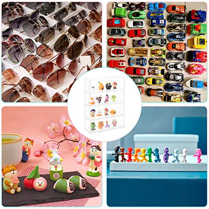 4 Layer Mini Action Storage Box Cabinet Organizer for Mini Toys | Adjustable case fit mini collectibles and figures. Case only, toys not included.