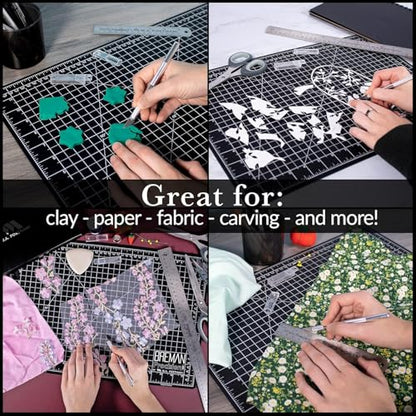 WA Portman Hobby Knife Set, 12pc Precision Craft Knife Set with 100 Blades | Bulk Exacto Knife 100pc SK5#11 Steel Xacto Knife Blades, Art Sticker Cutter for Paper, Pottery, Clay Polymer Tool Supplies - size: 12 Knives 100 Blades