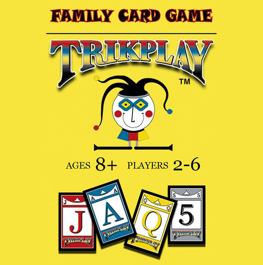 TrikPlay Family Card Game: Fun, Easy, Fast-Paced Activity for Adults, Teens & Kids – Strategy, Speed & Reaction Play for Night Gatherings, Trips, Camping, Holidays & Gifting – 2–6 Player Set