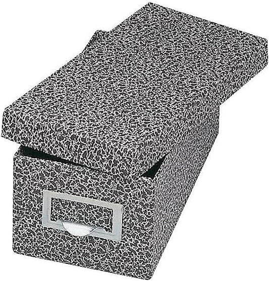 Globe-Weis/Pendaflex Fiberboard Index Card Storage Box, 3 x 5 Inches Card Size, Black Agate (93 BLA) (Pack of 12) - color: Black Agate, size: 3 x 5 (Pack of 12)