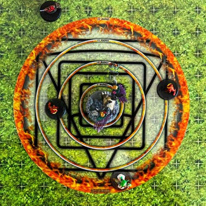AOE Multipurpose DND Spell Effect Templates - Area of Effect Markers for Dungeons and Dragons and Other RPGs