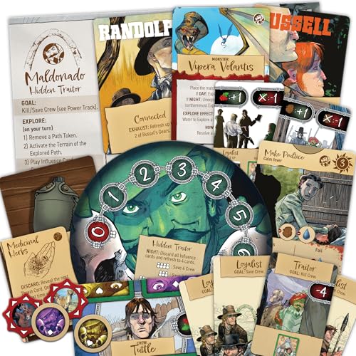 Corps of Discovery: Maldonado Expansion – Hidden Traitor & Cooperative Modes for The Adventure Board Game | 2–4 Players | Ages 14+ - style: Maldonado Expansion