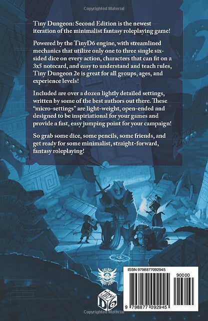 Tiny Dungeon: Second Edition (TinyD6 Tabletop Roleplaying Games)