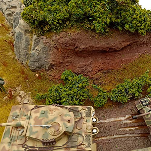 Warmtree Miniature Shrubs for Diorama, Terrain Model Kit Bushes | Simulation Landscape War Gaming Terrain Decoration Railroad Scenery War Gaming Scenery Gamers Grass Tufts Battlefield