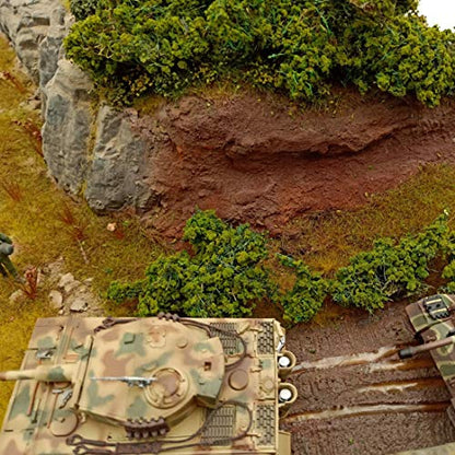 Warmtree Miniature Shrubs for Diorama, Terrain Model Kit Bushes | Simulation Landscape War Gaming Terrain Decoration Railroad Scenery War Gaming Scenery Gamers Grass Tufts Battlefield