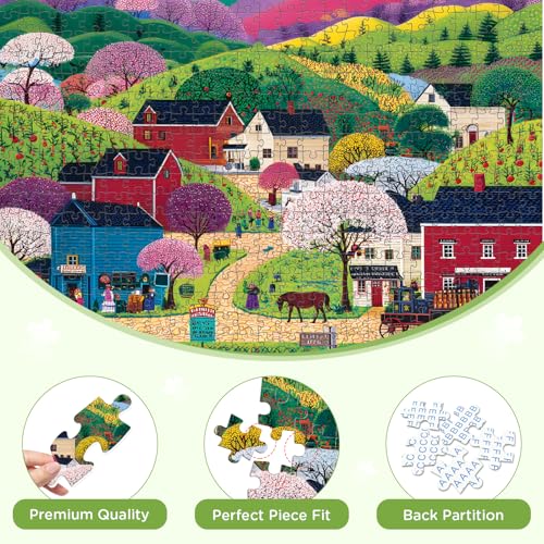 500 Piece Puzzle for Adults, Countryside Scenery Jigsaw Puzzle - style: Countryside Scenery