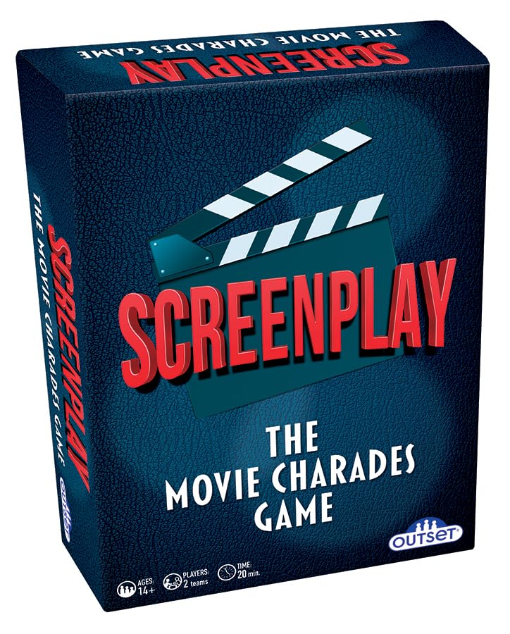 Outset Media Screenplay: The Movie Charades Game - The Ultimate Team Party Game that Makes Stars Out of Everyone! Contains Over 1000 charades
