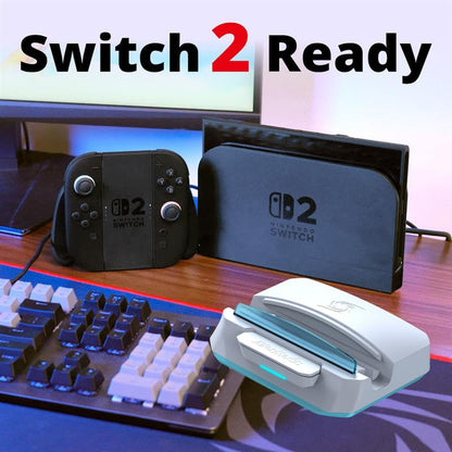 AVerMedia Steam Deck Dock with HDMI 4K@60Hz, USB C Charging, Screen Mirroring, Video Capture for Switch, Steam Deck, ROG Ally, Legion Go, MSI Claw, iPhone, iPad - X'TRA GO GC515 - color: X'TRA GO - GC515 White